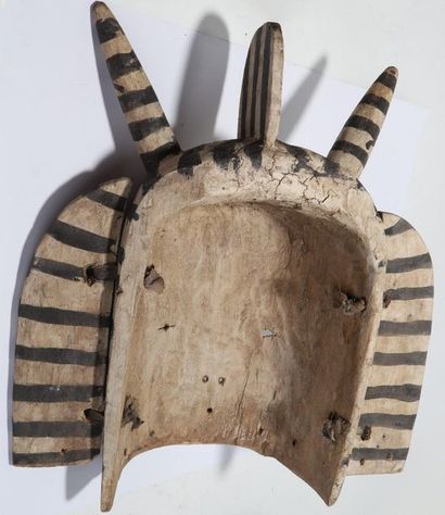 Anthropomorphic decorative mask with a face...