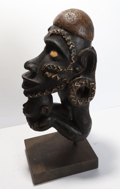 Decorative anthropomorphic bust showing a...