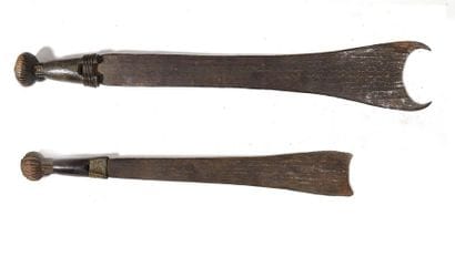 Set consisting of a sword with a slightly...
