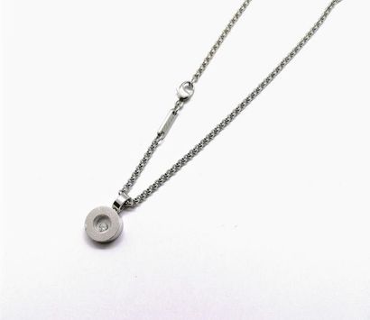 CHOPARD, COLLIER HAPPY DIAMOND, en or blanc...