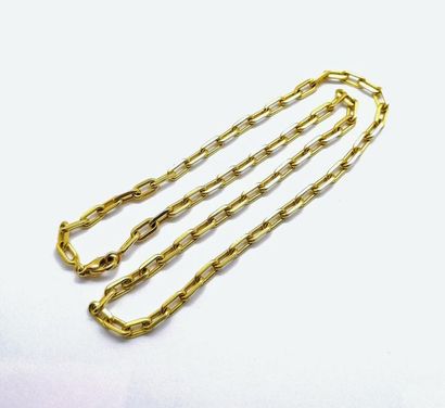 Imposante CHAINE en or jaune 18K (70/°°)...
