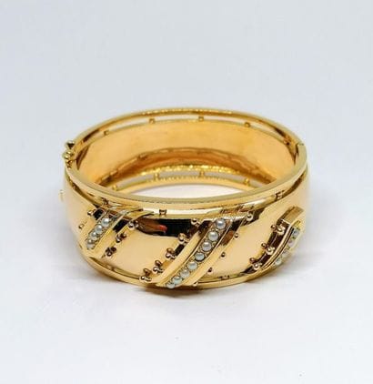IMPOSANT BRACELET en or rose 18K (750/°°)...