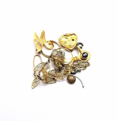LOT D'OR 18K (750/°°), PB: 17.16g.