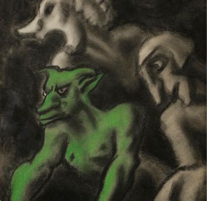 André FOY (1886-1953)

Green beast

Charcoal...