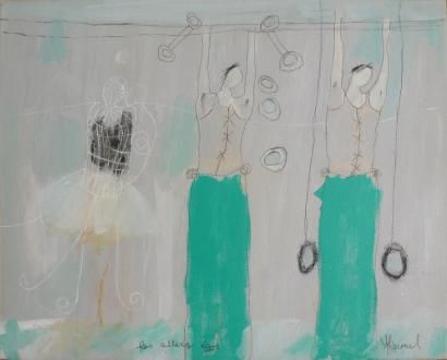 Yveline KERMEL 

Ego Dumbbells

Mixed media...