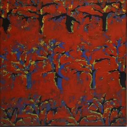 GAULIER 

signed on the back 

n°13

acrylic...