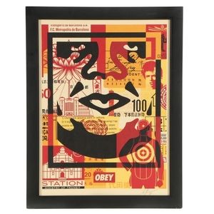 FAIREY Shepard

FACE COLLAGE 3

signed lower...