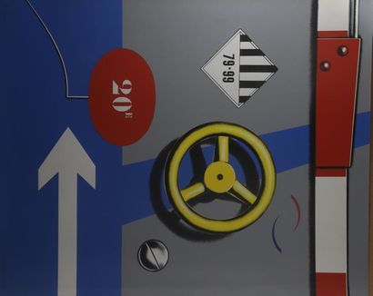 KLASEN Peter

PARKING 2000

signed lower...