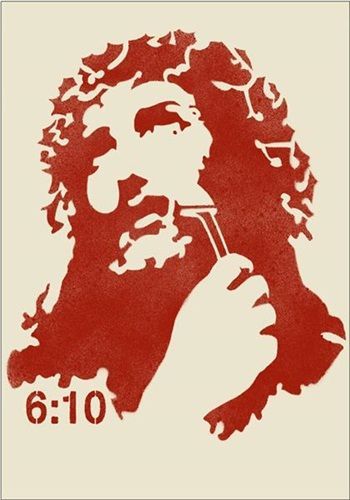 SIXTEN (Canadian artist)

Jesus Shaves, 2007

Silkscreen...