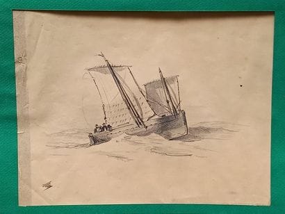 Horace MELICOURT, awarded to

Fishing boat

Pencil...