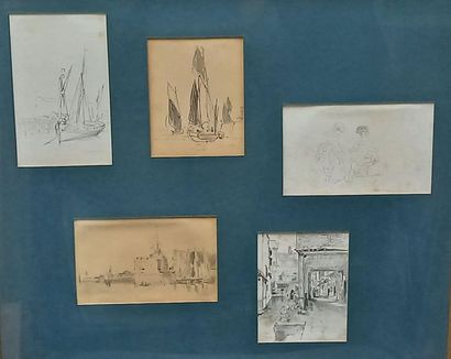 NOEL Jules (1810-1881)

5 drawings in the...