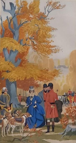 Maurice de TAQUOY (1878-1952)

Running game,...