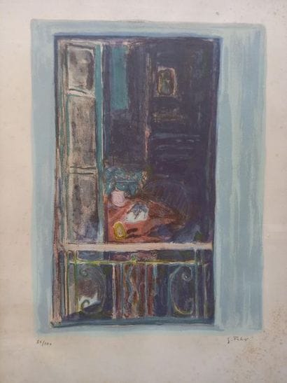 FABER

The Open Window

Lithograph in colours,...