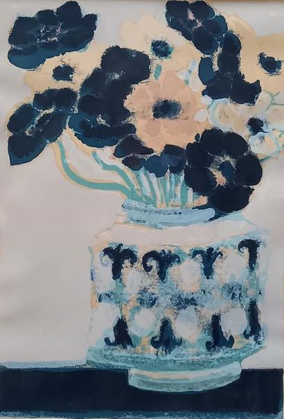 André BRASILIER (born in 1929)

Vase of flowers

Colour...