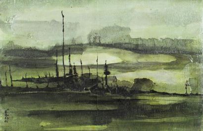BIAUSSAT Raymond, 1932

Landscape

Oil on...