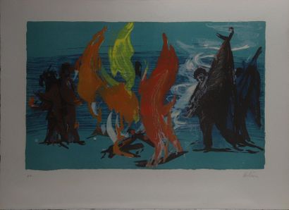 JEAN HELION 

lithograph signed Artist's...