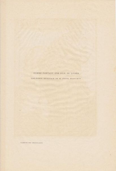 Batch of three original etchings - Publication...