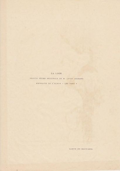 Batch of three original etchings - Publication...