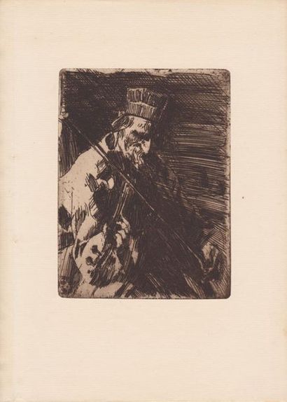 Batch of three original etchings - Publication...