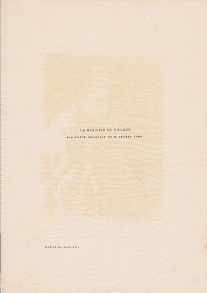 Batch of three original etchings - Publication...