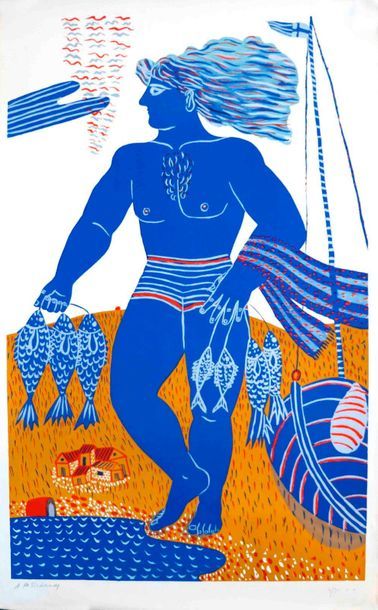 Alecos FASSIANOS 

The blue fisherman

Colour...