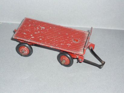 DINKY TOYS n°25G Remorque plateau rouge 

En...