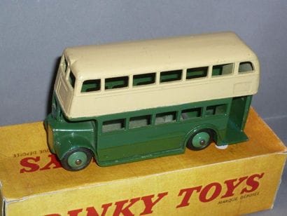 DINKY TOYS GB n°290 Dubble decker bus vert/crème...