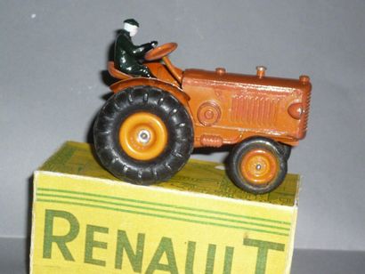 CIJ Tracteur agricole Renault orange. 

En...