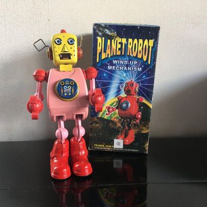 Planet Robot, TR2022, rose et rouge tête...