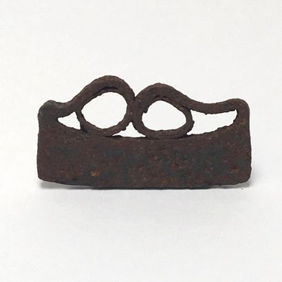 Wrought iron lighter (to light the fire by...