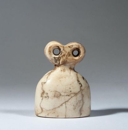 Idole with marble eyes, Hittite style (broken-glued)

H:...