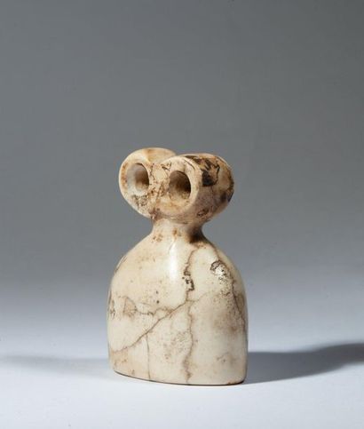 Idole with marble eyes, Hittite style (broken-glued)

H:...