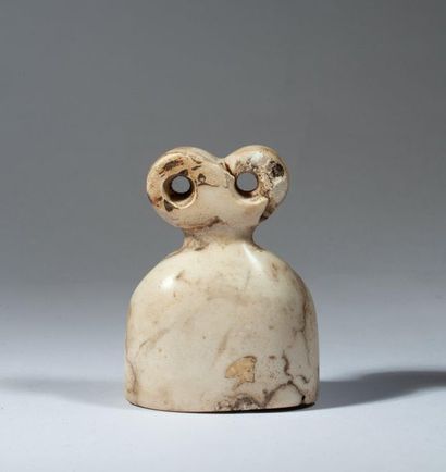 Idole with marble eyes, Hittite style (broken-glued)

H:...