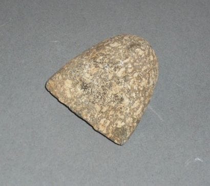 Finely polished miniature axe (mottled grey...