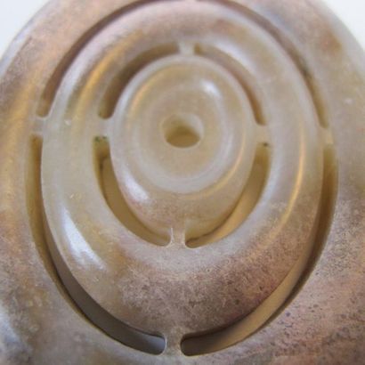 Amulet with three concentric ellipses, cosmological...