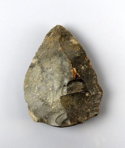 Triangular-shaped biface, from the Ecoivres...