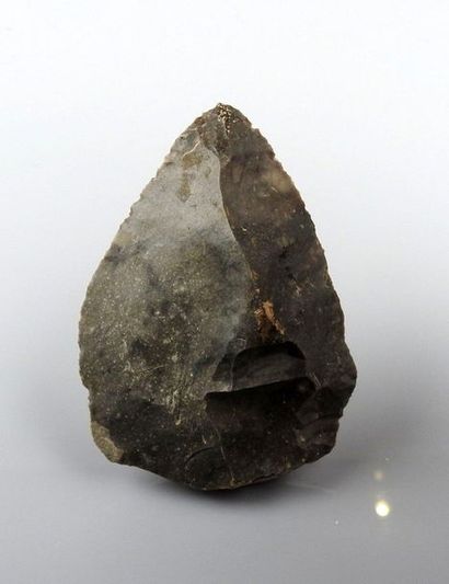 Triangular-shaped biface, from the Ecoivres...