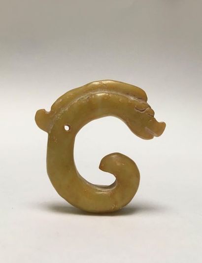 Dragon wrapped in jade 