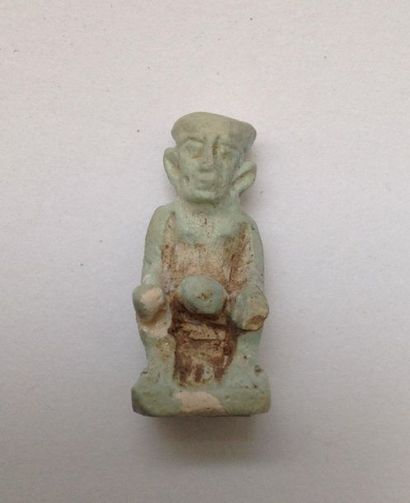 Rare amulet of the ithyphallic god Ptah Patèque....