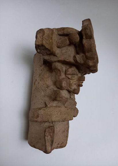 Important terracotta urn representing the...