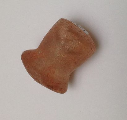 Old labret made of rock crystal pawn.

Neolithic...