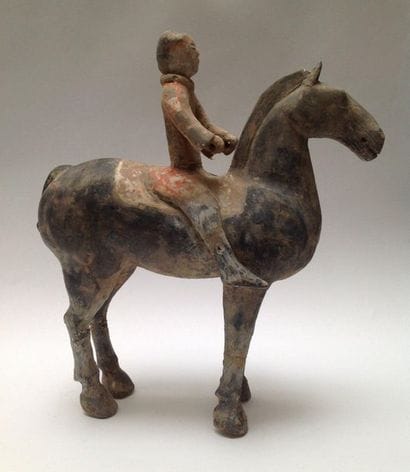 Archer on his mount. The posture of the warrior...