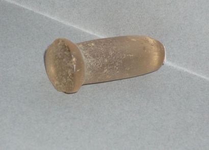 Ancient rock crystal labret.

Neolithic period....