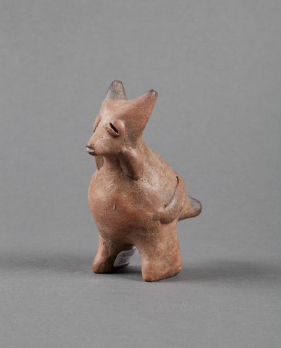 Ocarina zoomorphe présentant un oiseau en...