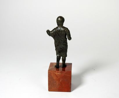 Rare statuette of a Roman senator, wearing...