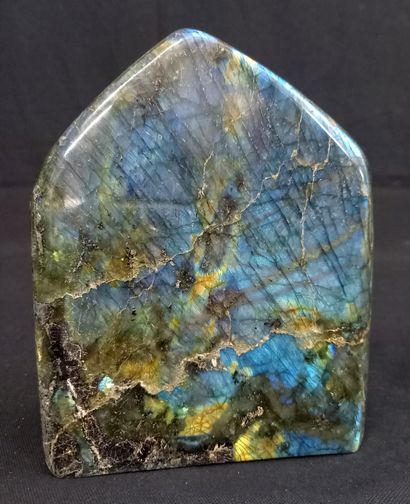 
Superb block of labradorite with electric...
