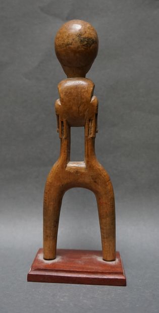 Stone spear in light wood representing a...
