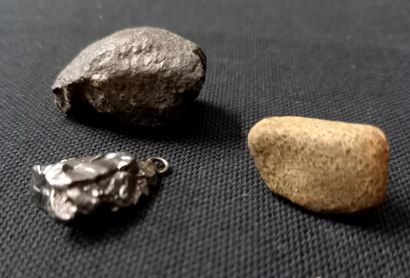 Lot of 3 meteorites : campo del cielo, Gao...