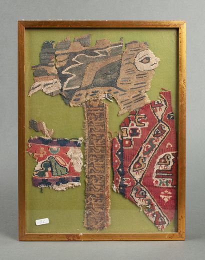Set composed of four different polychrome...