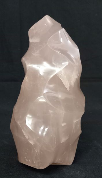 
Polished pink quartz called 